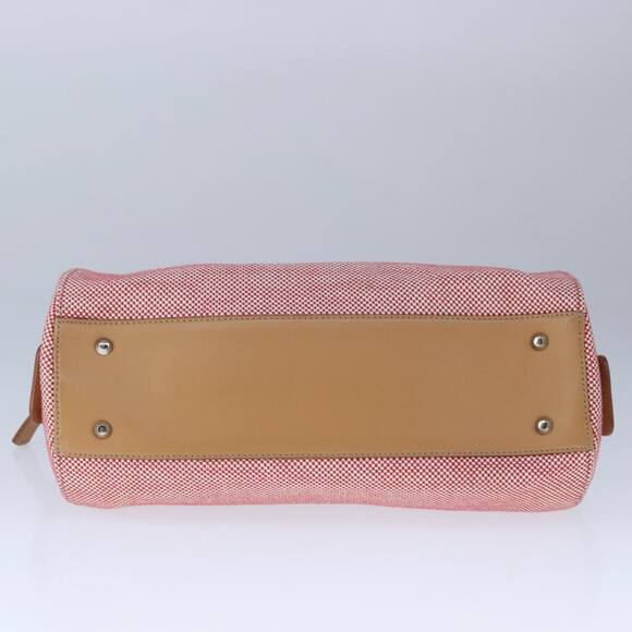 Burberry Hand Bag Canvas Red - Picture 5 of 16